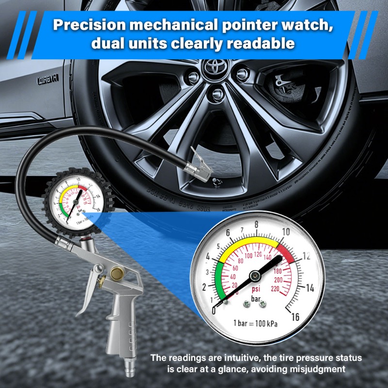 Workshop Tools Automotive - Tire Pressure Car Gun Tyre Monitor