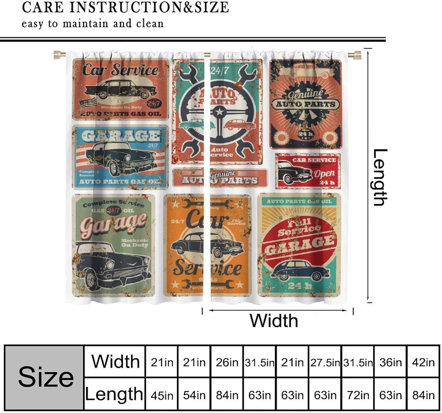 Garage Curtains, Vintage Man D - Workshop Tools Youtube 评论和价格