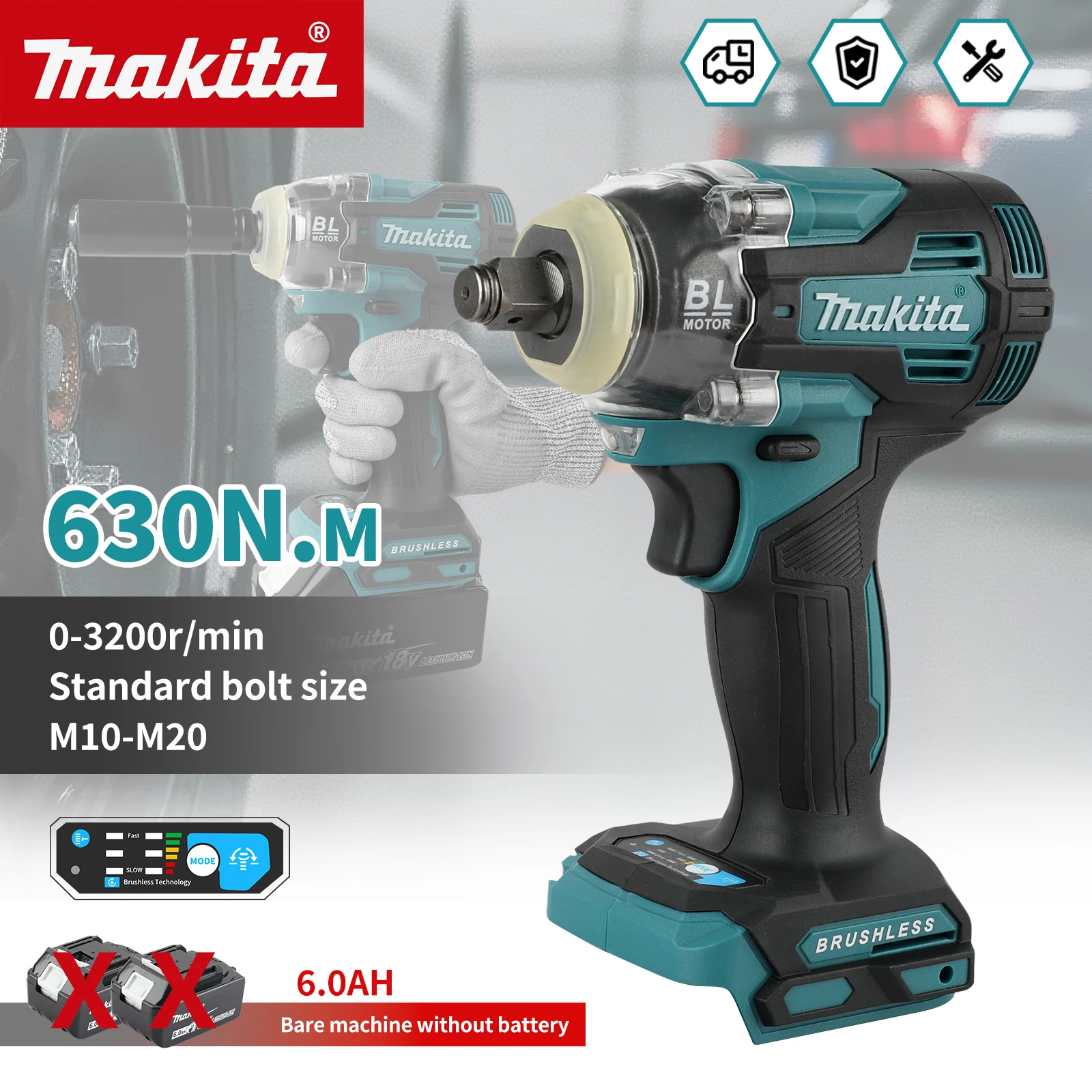 For Makita TW004G Impact Wrenc - Workshop Tools Uses 评论和价格