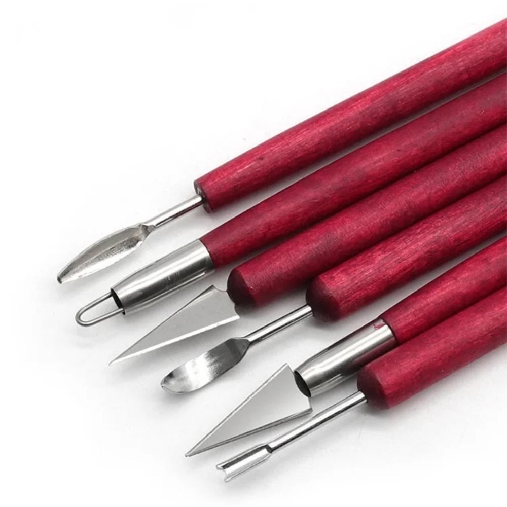 6PCS Sculpting Tool Pottery Wo - Workshop Tools For Carpentry 评论和价格