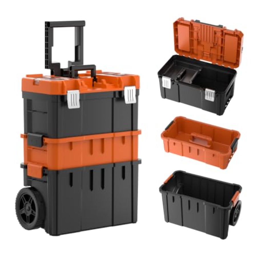 Rolling Tool Box with Wheels,  - Workshop Tools Uses 评论和价格