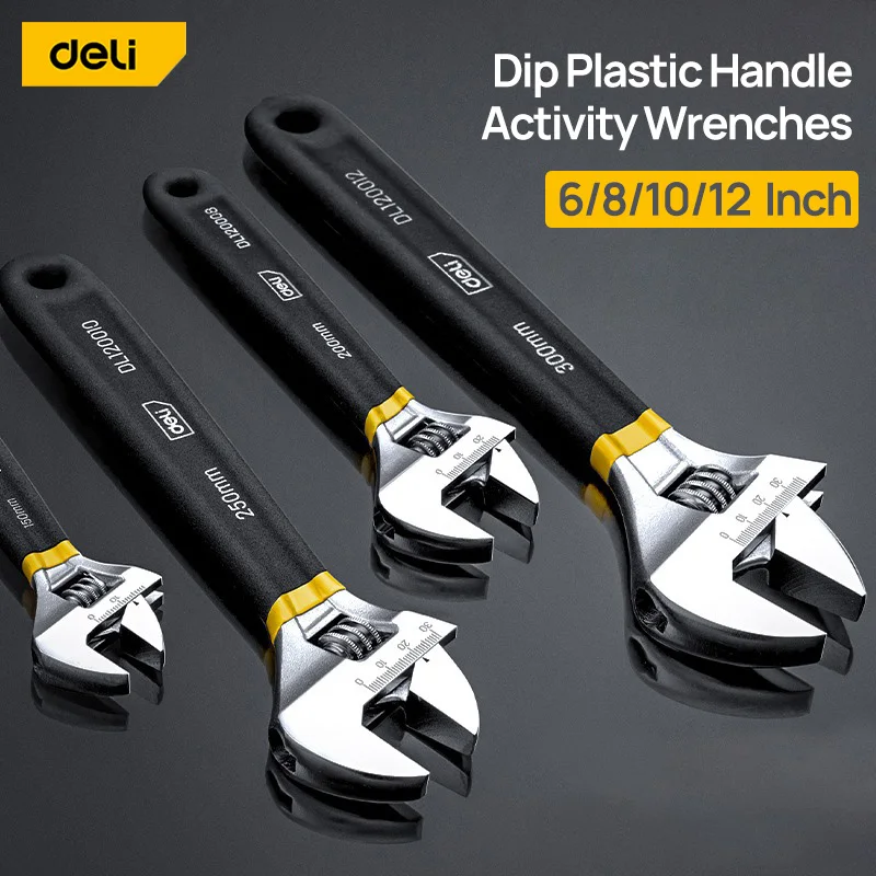 Deli Adjustable Wrench Car Bic - Car Workshop Tools And Equipment 评论和价格