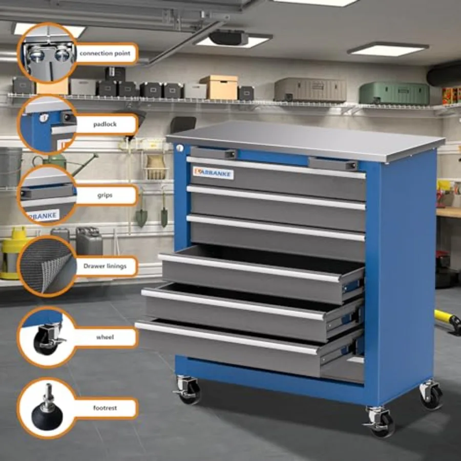 Rolling Tool Chest for Worksho - Workshop Tools Uses 评论和价格
