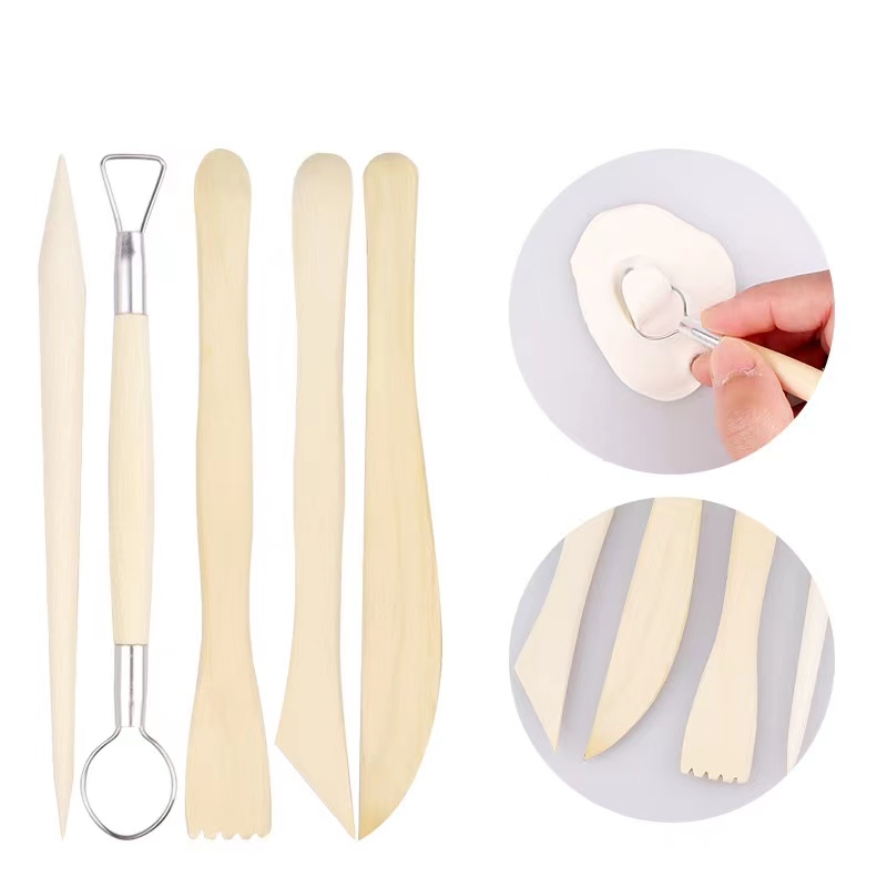 5pcs/Set 6inch Wood Wax Carvin - Workshop Tools For Carpentry 评论和价格