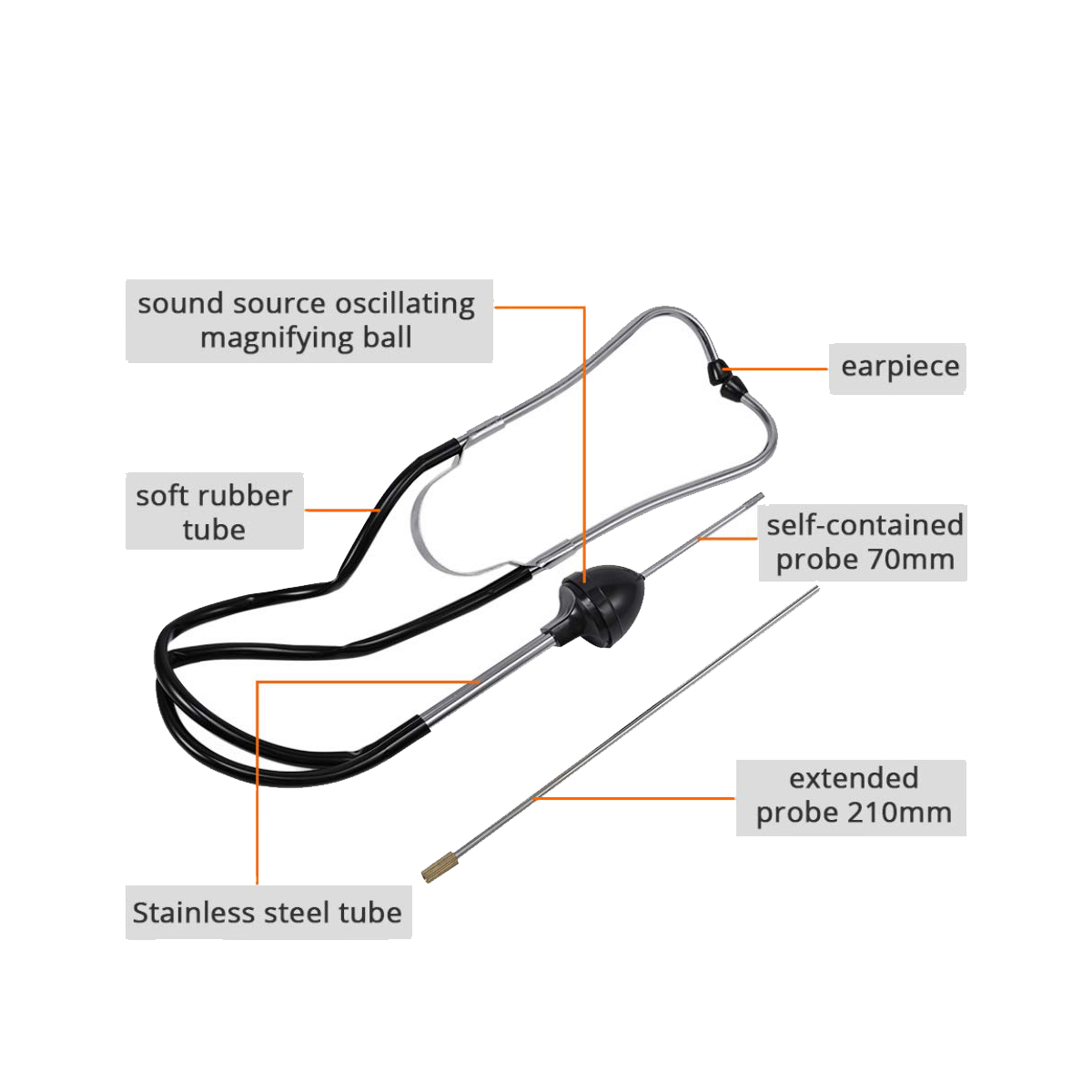 Automotive Stethoscope Mechani - Car Workshop Tools And Equipment 评论和价格