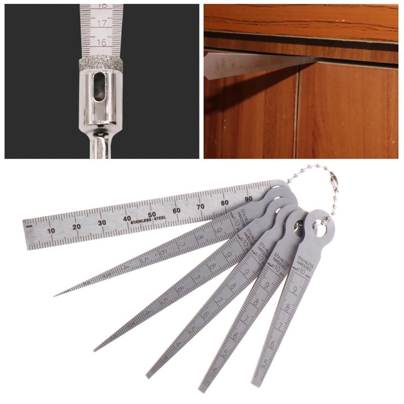 Steel Taper Feeler Gauge 6Pcs  - Workshop Tools Uses 评论和价格